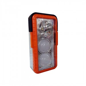 LINTERNA 5 LED 2 BULBOS